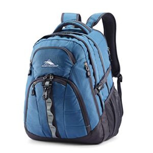 high sierra access 2.0 laptop backpack, graphite blue/mercury, one size