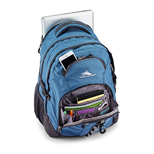 High Sierra Access 2.0 Laptop Backpack, Graphite Blue/Mercury, One Size