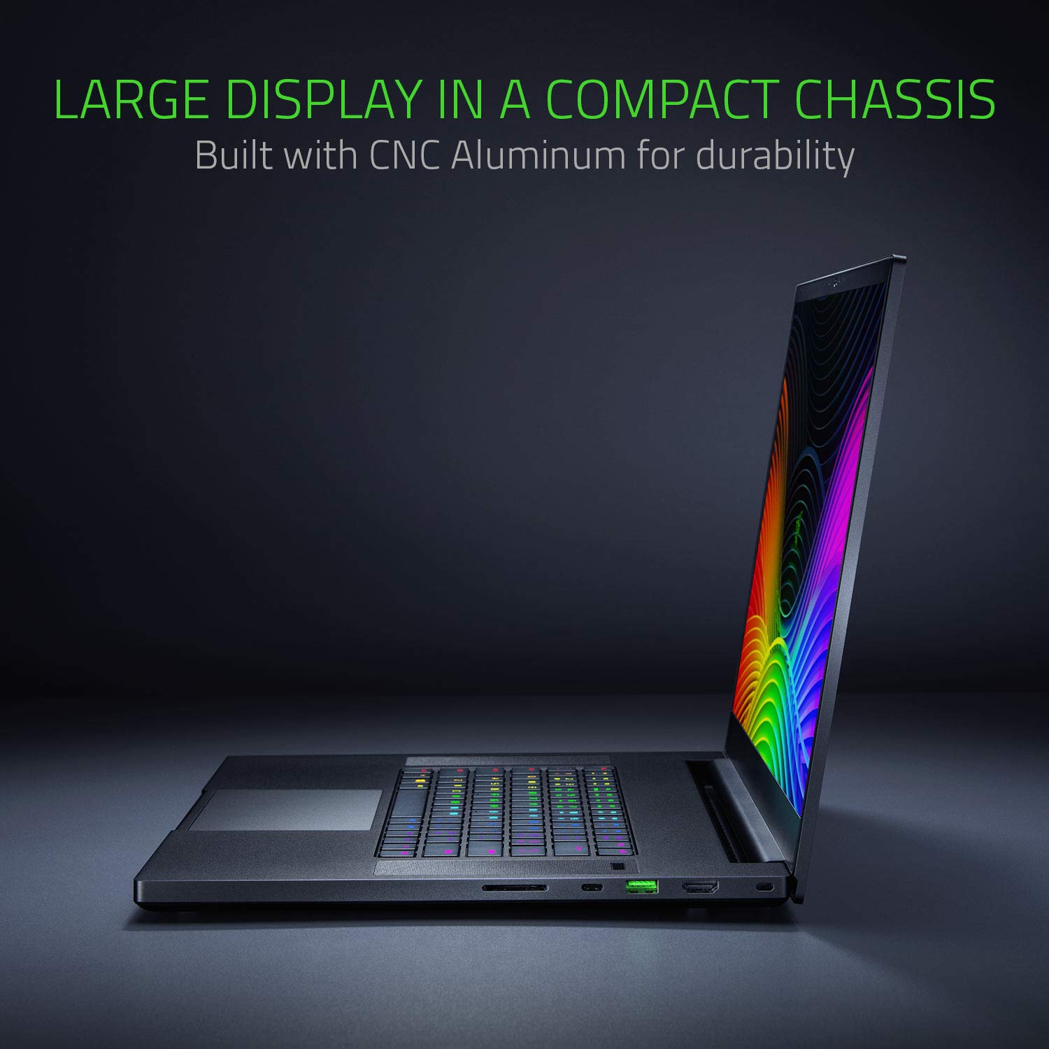 Razer Blade Pro 17 Gaming Laptop 2019: Intel Core i7-9750H, NVIDIA GeForce RTX 2080 Max-Q, 17.3" FHD 144hz, 16GB RAM, 512GB SSD, CNC Aluminum, Chroma RGB Lighting, Thunderbolt 3, SD Card Reader