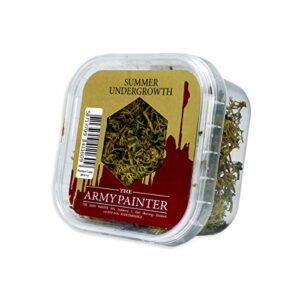 The Army Painter Battlefield: Summer Undergrowth Basing, 150 ml-For Miniature Bases & Terrains -Scenics Static Grass, Model Terrain Grass, Terrain Model Kit & The Army Painter Tufts for Bases of Minis