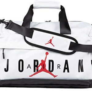 Nike Air Jordan Velocity Duffle Bag (One Size, White)