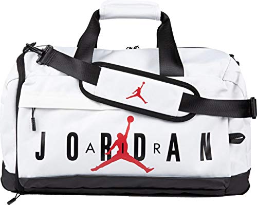 Nike Air Jordan Velocity Duffle Bag (One Size, White)