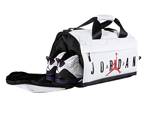 Nike Air Jordan Velocity Duffle Bag (One Size, White)