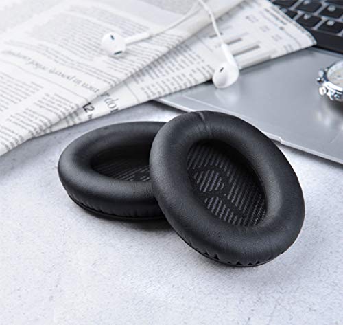 Headphones Replacement Ear Pads,for Bose Quietcomfort QC15 QC25 QC35 35 ii (Black)