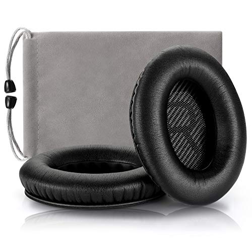 Headphones Replacement Ear Pads,for Bose Quietcomfort QC15 QC25 QC35 35 ii (Black)