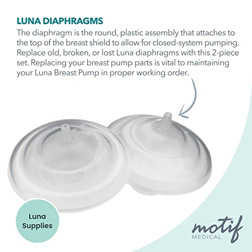 Motif Medical, Set of 2 Luna Diaphragms, Replacement Parts for Luna Breast Pump