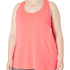 Amazon Essentials Women's Tech Stretch Racerback Tank Top (Available in Plus Size), Bright Pink, 3X