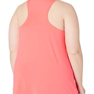 Amazon Essentials Women's Tech Stretch Racerback Tank Top (Available in Plus Size), Bright Pink, 3X