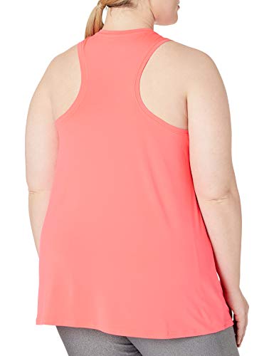 Amazon Essentials Women's Tech Stretch Racerback Tank Top (Available in Plus Size), Bright Pink, 3X