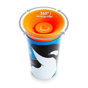 Munchkin® Miracle® 360 WildLove Sippy Cup, 9 Oz, Orca, 1 Pack