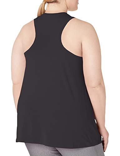 Amazon Essentials Women's Tech Stretch Racerback Tank Top (Available in Plus Size), Black, 3X