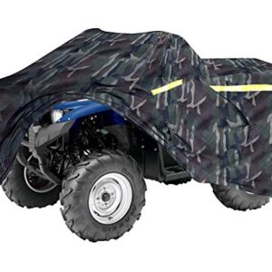 Badass Moto Camo Heavy-Duty, Triple-Waterproof 4 Wheeler Cover – ATV Cover Four Wheeler. Durable Camouflage Quad Cover. ATV Gifts. EZ Access Zipper, Vents. Medium 85"