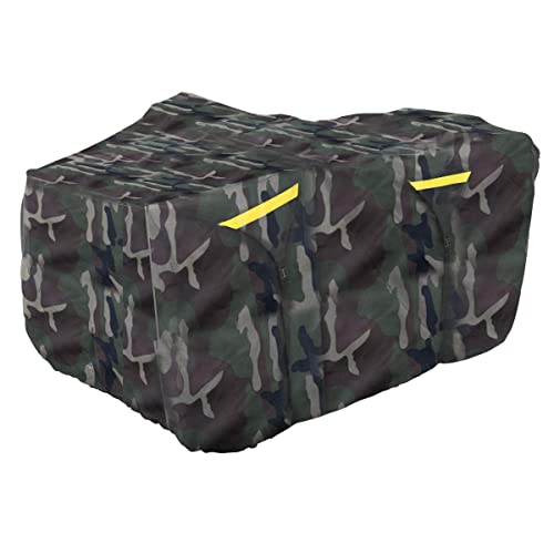 Badass Moto Camo Heavy-Duty, Triple-Waterproof 4 Wheeler Cover – ATV Cover Four Wheeler. Durable Camouflage Quad Cover. ATV Gifts. EZ Access Zipper, Vents. Medium 85"