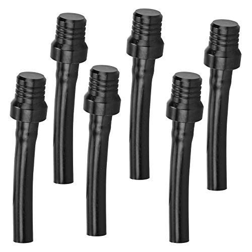 HIAORS Black Breather Hose Gas Fuel Tank Cap Vent Hose Tube CNC Universal for Taotao ATV Quad 4 Wheeler 50cc 70cc 90cc 110cc 125cc 140cc 150cc 160cc Pit Dirt Bike 6pcs