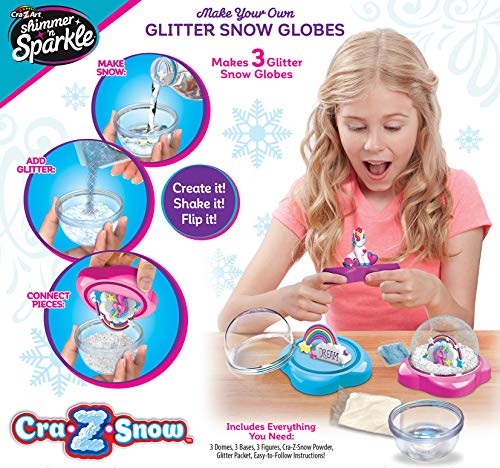 Shimmer & Sparkle CRA-Z Snow Glitter Snow Globes