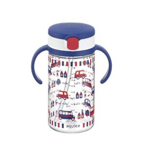 Richell Aqulea Outing Straw Mug 320ml Navy