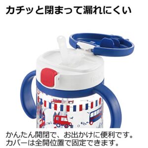 Richell Aqulea Outing Straw Mug 320ml Navy