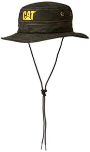 caterpillar men's trademark safari cap, night camo, one