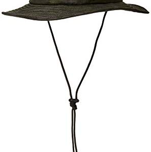 Caterpillar Men's Trademark Safari Cap, Night camo, One