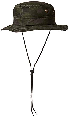 Caterpillar Men's Trademark Safari Cap, Night camo, One