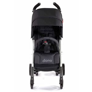 Diono Flexa Umbrella Stroller from Infant to Toddler, Freestanding Slim Fold, Lightweight Umbrella Stroller with Canopy, XL Storage Basket, Black Midnight