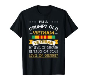grumpy old vietnam veteran t shirt