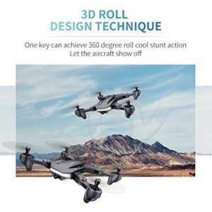 VISUO XS816 4k Drone with Camera Live Video, Teeggi WiFi FPV RC Quadcopter with 4k Camera Foldable Drone for Beginners - Altitude Hold Headless Mode One Key Off/Landing APP Control Long Flight Time