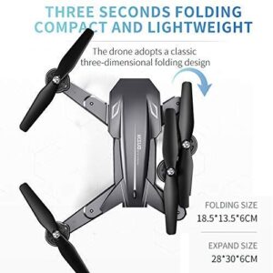 VISUO XS816 4k Drone with Camera Live Video, Teeggi WiFi FPV RC Quadcopter with 4k Camera Foldable Drone for Beginners - Altitude Hold Headless Mode One Key Off/Landing APP Control Long Flight Time