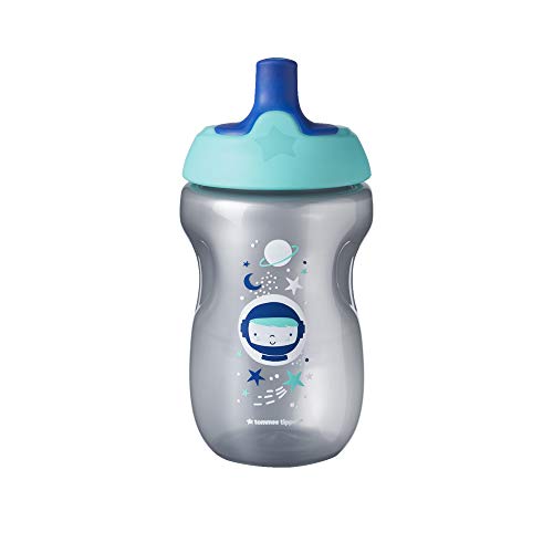 Tommee Tippee Sportee Toddler Sports Sippy Cup | Spill-Proof, BPA-Free – 12+ months, 10oz, 3 Count