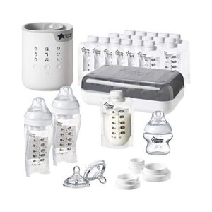 tommee tippee pump & go complete breast milk feeding starter set