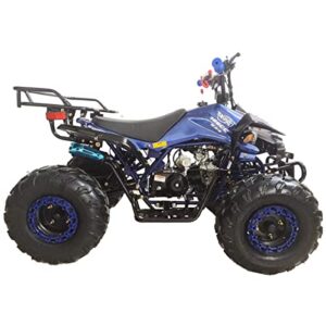 X-PRO 125cc ATV Quad 4 Wheeler ATVs 125cc ATVs Quads Youth 4 Wheelers，Blue