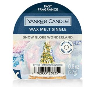 Yankee Candle Snow Globe Wonderland Fast Fragrance .8 oz Tarts Wax Melts Singles