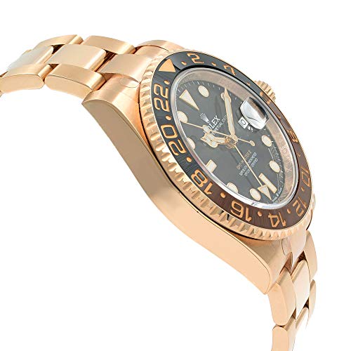 Rolex GMT-Master II Automatic Men's 18kt Everose Gold Oyster Coke Bezel Watch 126715BKSO