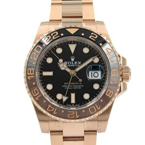 Rolex GMT-Master II Automatic Men's 18kt Everose Gold Oyster Coke Bezel Watch 126715BKSO