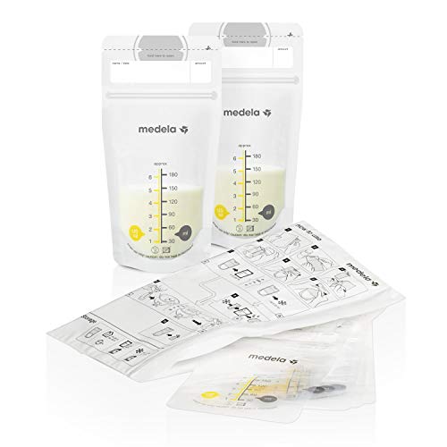 Medela Breast Milk Storage Solution Set, Breastfeeding Supplies & Containers, Breastmilk Organizer, Made Without BPA