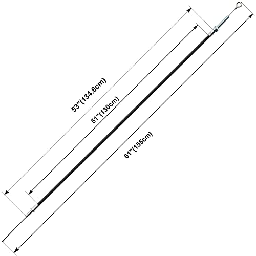 Royitay Universal Throttle Cable 60 inch Long with 53" Casing for Manco 8252 ASW Go Kart Minibike Buggy Cart
