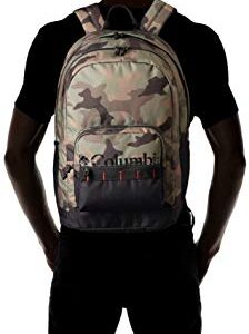 Columbia Unisex Zigzag 30L Backpack, Cypress Camo/Black, One Size