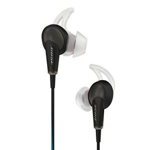 bose quietcomfort 20 acoustic noise cancelling headphones, compatible with apple devices, black (renewed)