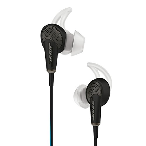 Bose QuietComfort 20 Acoustic Noise Cancelling Headphones, Compatible with Apple Devices, Black (Renewed)