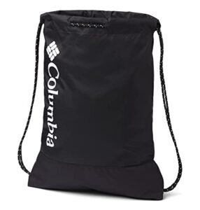 columbia unisex drawstring pack, black, one size