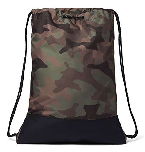 Columbia Unisex Drawstring Pack, Cypress Camo/Black, One Size