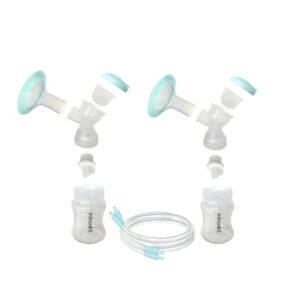zomee breast shield kit replacement set (double pumping set) size 24mm