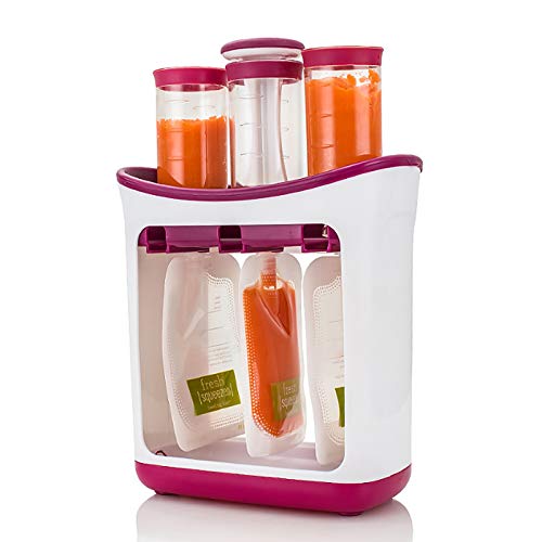 OhhGo Squeeze Station Homemade Infant Baby Fresh Fruit Juice Food Maker with Storage Bags 8.26"x8.66"x3.54"