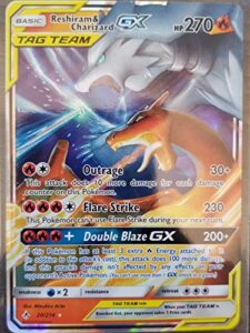 pokemon - reshiram & charizard tag team gx - 20/214 - ultra rare - unbroken bonds