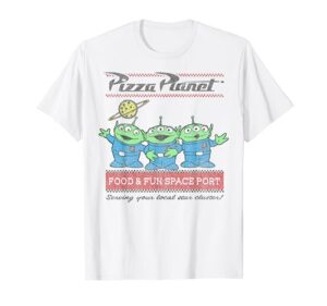 disney pixar toy story pizza planet aliens t-shirt