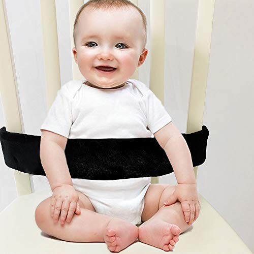 High Chair Straps, Universal Baby Safety Strap, Highchair Harness for Infant&Toddler's（Black）