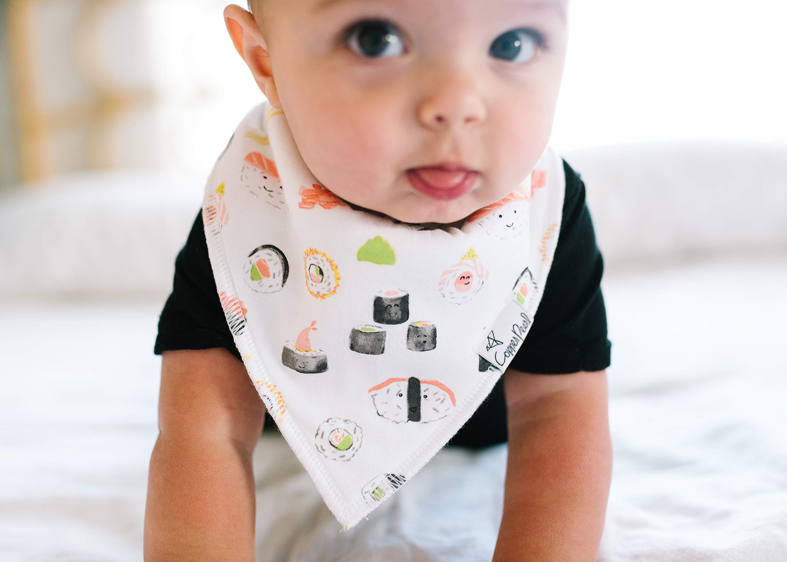 Copper Pearl Baby Bandana Drool Bibs for Drooling and Teething 4 Pack Gift Set “Baja