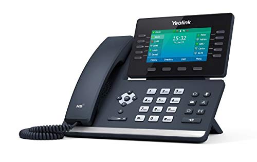 Yealink SIP-T54W IP Touch Screen SIP Phone - Global Teck Bundle with Power Supply and Global Teck Microfiber Cloth (Yealink T54W SIP Phone - Basic Bundle)