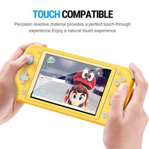 [4 Pack] Screen Protector Tempered Glass for Nintendo Switch Lite, iVoler Transparent HD,High Definition,Clear Anti-Scratch with Anti-Fingerprint Bubble-Free Fit Switch Lite 2019