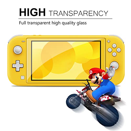 [4 Pack] Screen Protector Tempered Glass for Nintendo Switch Lite, iVoler Transparent HD,High Definition,Clear Anti-Scratch with Anti-Fingerprint Bubble-Free Fit Switch Lite 2019